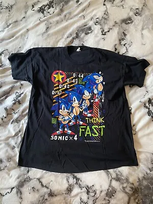 Buy Sonic The Hedgehog - Vintage Official Licensed T-shirt (c1992)  XL “Jump Fast” • 25£
