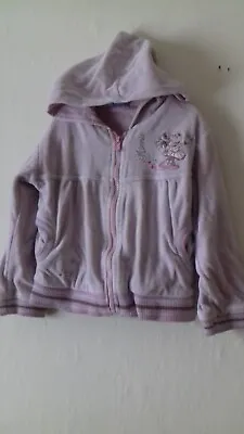Buy Disney Girls Pink Minnie Mouse Velour Hooded Zip Up Hoodie /Jacket - Age 3-4 Yrs • 3.49£