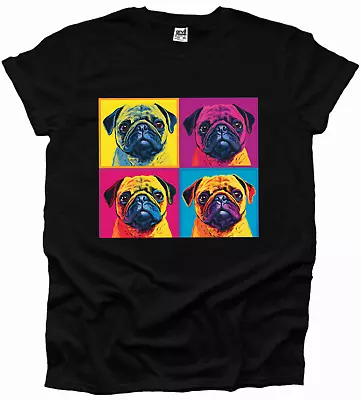 Buy Pomeranian Rottweiler Great Dane Andy Warhol Style Pop Art Mens Tshirt Woman UK • 10.99£