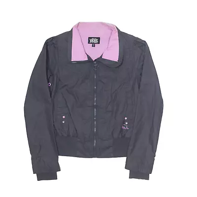 Buy VANS Bomber Jacket Grey Womens M • 22.99£