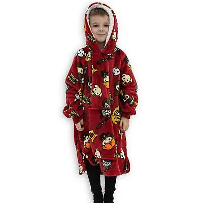 Buy Harry Potter Oversized Hoodie Flannel Wearable Blanket Soft Thick Fleece Kids M • 24.99£