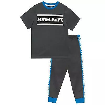 Buy Boys Minecraft Pyjama Set I Minecraft Logo PJs I Kids Minecraft Pyjamas • 16.99£