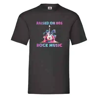 Buy Raised On 80's Rock Music 80's T Shirt Small-2XL • 12.49£