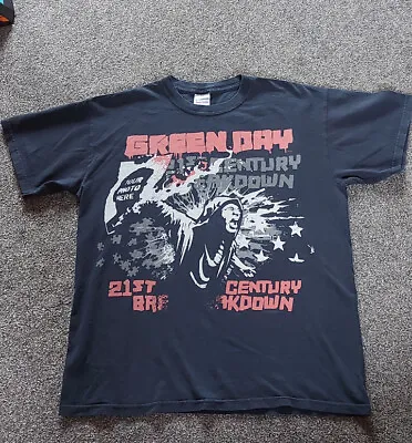 Buy Green Day T Shirt Vintage 21st Century Breakdown Size Medium • 20£