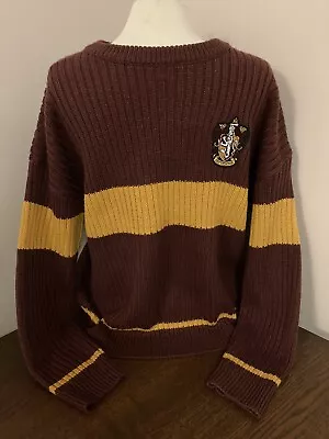Buy Medium 42  Chest Harry Potter Gryffindor Quidditch Christmas Xmas Jumper Sweater • 29.99£