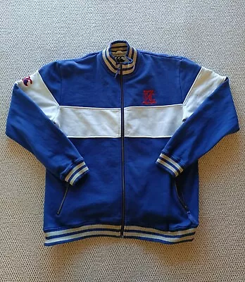 Buy Canterbury Mens Jacket Size XL Blue  Logo Pockets Full Zip Heavy Coat • 10.65£