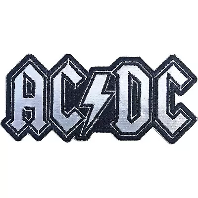Buy Officially Licensed ACDC Silver Logo Iron On Patch- Music Rock Band Patches M121 • 4.29£