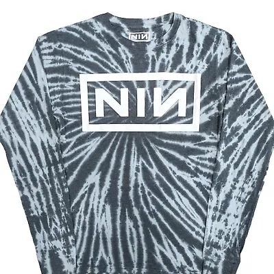 Buy Nine Inch Nails - Classic Logo Dip Dye Official Licensed Long Sleeve Shirt • 24.99£