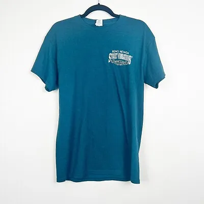 Buy Reno Nevada Womens Street Vibrations T-Shirt 2016 Blue Sz M • 9.91£