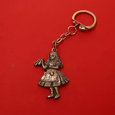 Buy Alice Keyring Charm Mum Dad Xmas Birthday Alice In Wonderland Jewellery Gift NEW • 5.99£