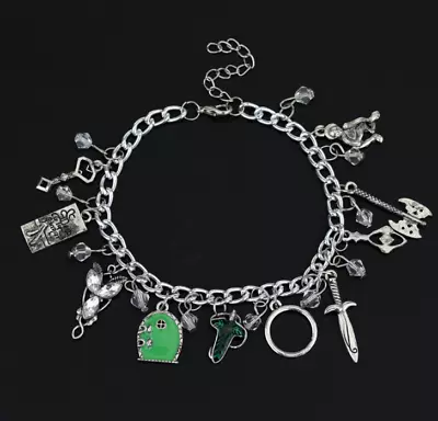 Buy The Lord Of The Rings Charm Bracelet Alloy Pendants Girl Unisex Cosplay • 8.27£