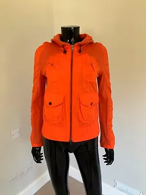 Buy Marc Cain Designer Orange Jacket Between Seasons Sz. N3/12UK • 75£