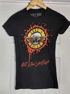 Buy Guns N Roses Women T-Shirt Sz Small 2017 Not In This Lifetime Tour Concert Merch • 17£