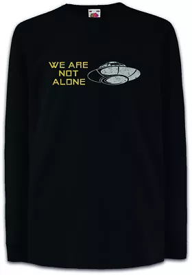 Buy WE ARE NOT ALONE Kids Long Sleeve T-Shirt Fargo Ufo Alien Symbol Flying Saucers • 18.95£