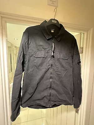 Buy CP COMPANY Chrome Black Overshirt Jacket Size XL Fits Like A M/L  • 100£