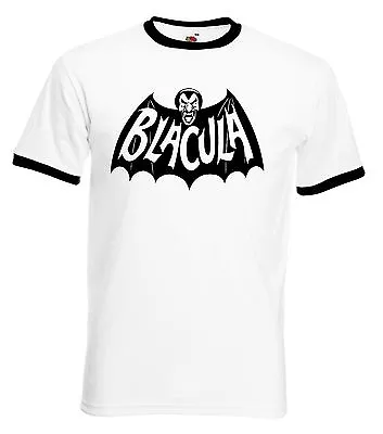 Buy Blacula Ringer T-Shirt - 1970's, Dracula, Horror, Various Sizes & Colours • 19.99£
