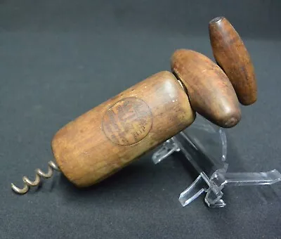 Buy Double Action Wooden Cork Screw: Adverting Merch: Julius Wile And Sons • 28.11£