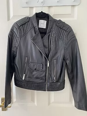 Buy Mango Real Leather Jacket M • 25£