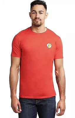 Buy Official DC Comics Mens The Flash T-shirt Size Medium Red New Free P&P • 8.49£