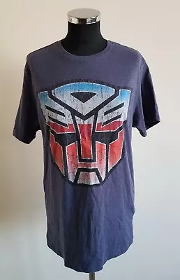 Buy Mens/Boys Dark Navy Official Transformers Logo T-Shirt Size S 36  Chest By F&F • 4.95£