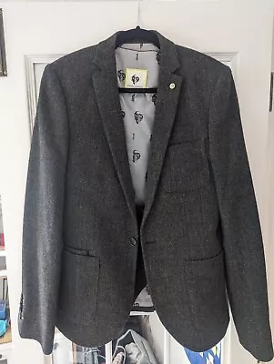 Buy Mens Noose & Monkey 2 Piece Waistcoat 40R And Jacket Size 38R • 25£