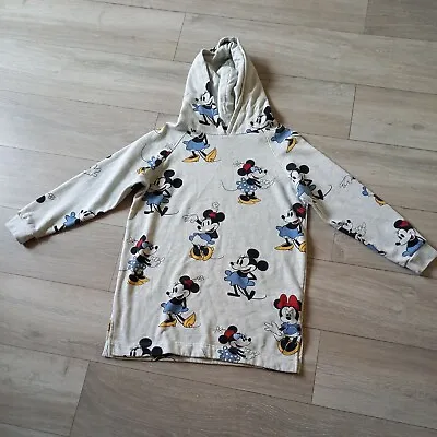 Buy Disney Store Light Grey Minnie Mouse Long Hooded Top Hoodie Size L 40  Chest • 12.99£