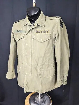 Buy M51 Field Jacket SHORT SMALL Vietnam War Uniform Vintage OG-107 Coat • 33.14£