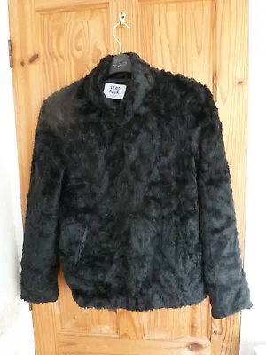 Buy Vera Moda Matter   Ladies Short Fur Black Jacket  M   - 10  12 • 12.99£