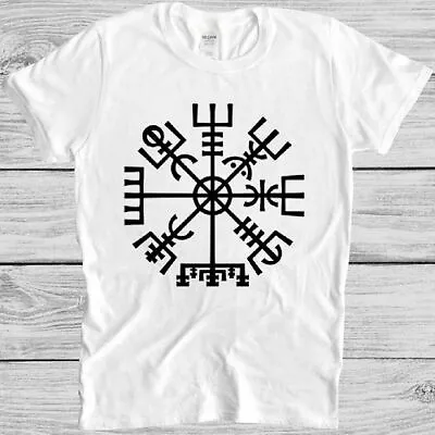 Buy Vikings Compass T Shirt Viking Pagan Pocket Odin Cool Gift Retro Tee M376 • 7.35£