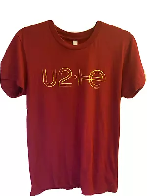 Buy American Apparel U2 Innocence + Experience Tour T-Shirt Size XL Red Concert Date • 19.89£