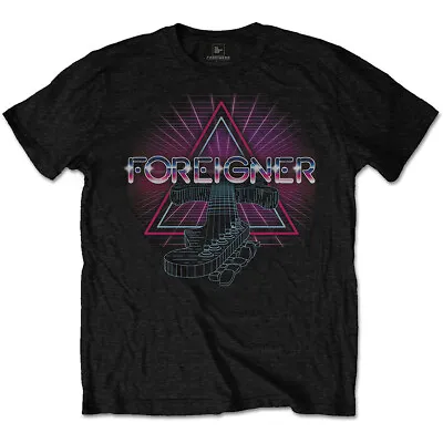 Buy Foreigner Neon Guitar Official Tee T-Shirt Mens Unisex • 15.99£