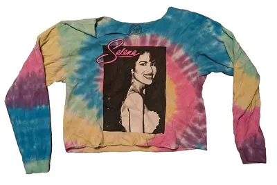 Buy Selena Tie Dye Shirt! Officially Licensed Merch! Custom Cut Neck Line & Crop Top • 7.71£