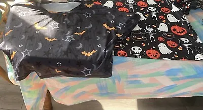 Buy New Without Tags Womens Shein Curve 1XL Goth Halloween Cute Pajama Top Bundle • 24.13£