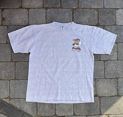 Buy Vintage 1993 Warner Bros Atlanta Braves Taz T-shirt XL Jostens MLB Baseball  • 50£