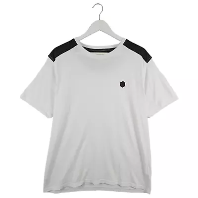 Buy One True Saxon Mens White Crew Neck T Shirt Size 2XL XXL • 15£