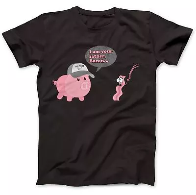 Buy I Am Your Father Bacon T-Shirt 100% Premium Cotton Funny Gift Present • 15.97£