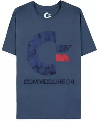 Buy Commodore 64 - Tonal Logo - Men's Short Sleeved T-shirt Blue • 18.85£
