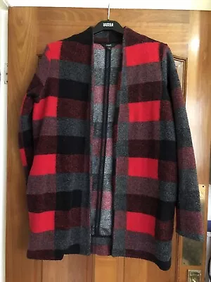 Buy Next Red/Grey Checked Jacket - Size 10 • 5£