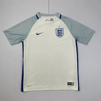 Buy England Football Shirt 12-13 Years Large White Nike Boys Kids Sports 2016 • 14.88£