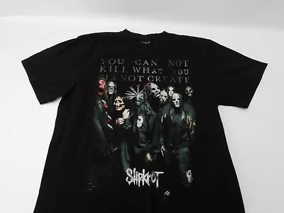 Buy Slipknot Duality Grunge Graphic Band T-Shirt Black Size L • 20£