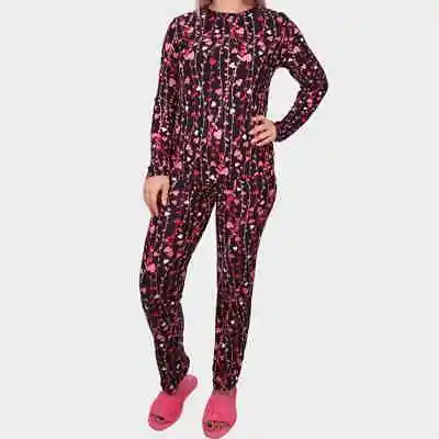 Buy Pyjamas Ladies Womens PJ  Nightwear Sleep Lounge Suit Soft Touch Top Bottoms NEW • 8.95£