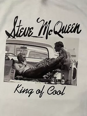 Buy Steve McQueen Retro Classic King Of Cool T Shirt • 8.99£