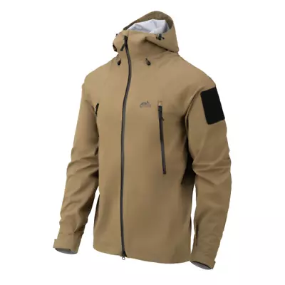 Buy Helikon Tex Squall Hardshell Wet Protection Rain Jacket Jacket Coyote Large • 144.44£