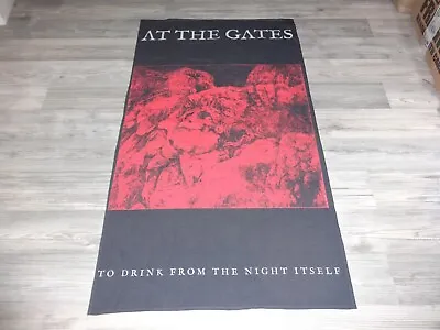 Buy At The Gates Flag Flagge Poster Death Metal Eucharist Night In Gales 666 • 25.79£