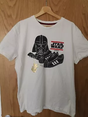 Buy Rare Adidas Star Wars Darth Vader T-shirt RETRO Mens Size Xl  • 35£