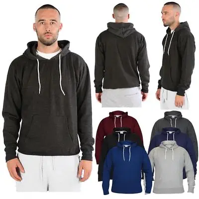 Buy Mens Pullover Hoodie Plain American Fleece Hoody Jacket Sweatshirt Top S - XXL • 10.99£