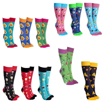 Buy SOCK SOCIETY Novelty Funky Food Themed Ankle Socks Unisex One Size Fits All  • 4.99£