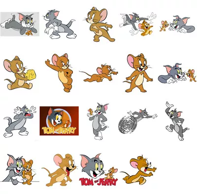 Buy Tom And Jerry, Iron On T Shirt Transfer. Choose Image And Size • 2.92£