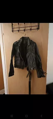 Buy Ladies Faux Leather Biker Jacket • 15£