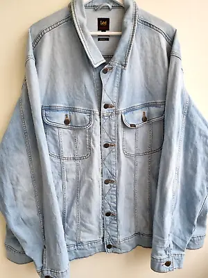 Buy Vintage Lee Rider Fine Mens Organic Cotton Denim Jacket,fine Cond.size XXXXXL • 79.99£
